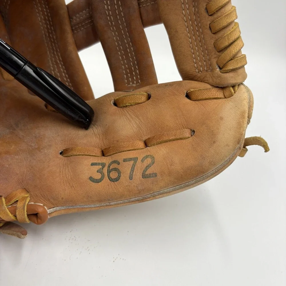 Vintage Spalding Players Series Baseball Glove 42-940 Top Grain Leather‎ Brown